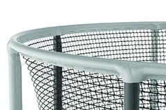 Akrobat Trampoline Flat-to-the-Ground 430cm 14ft Gallus Grijs 5 Akrobat Trampoline Flat-to-the-Ground 430cm 14ft Gallus Grijs - Afbeelding 3