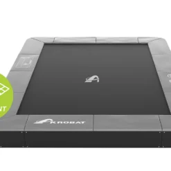 Akrobat Trampoline Flat-to-the-Ground 305×183 Primus Antraciet
