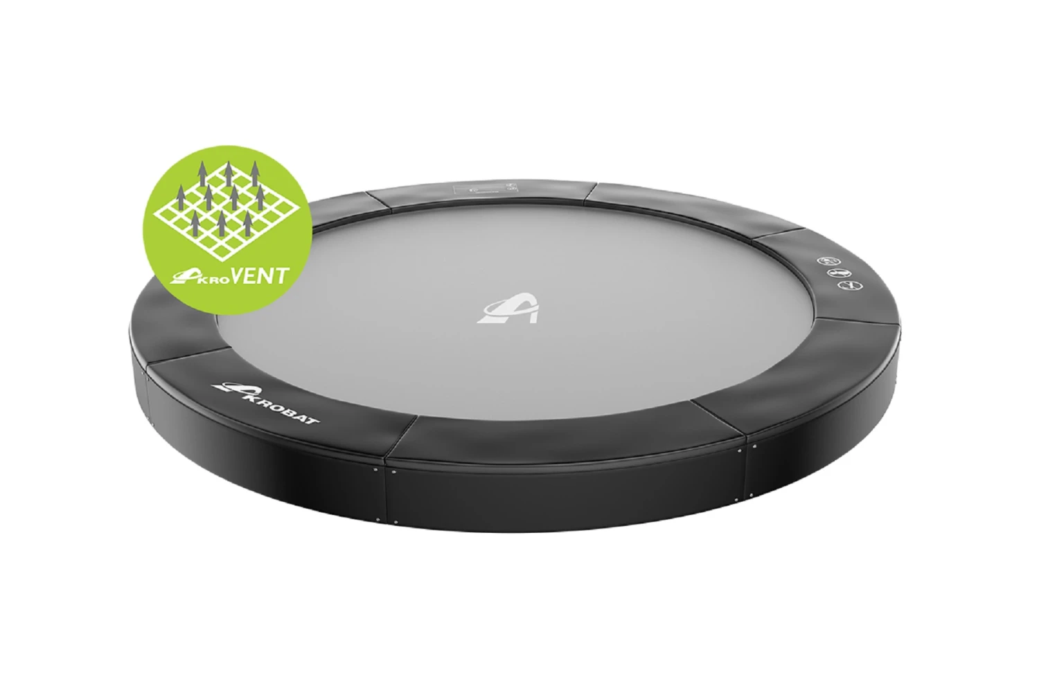 Akrobat Trampoline Flat-to-the-Ground 430 14ft Primus Premium Black 3 Akrobat Trampoline Flat-to-the-Ground 430 14ft Primus Premium Black