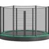 Akrobat Trampoline Flat-to-the-Ground 244 8ft Orbit Groen Incl. Veiligheidsnet