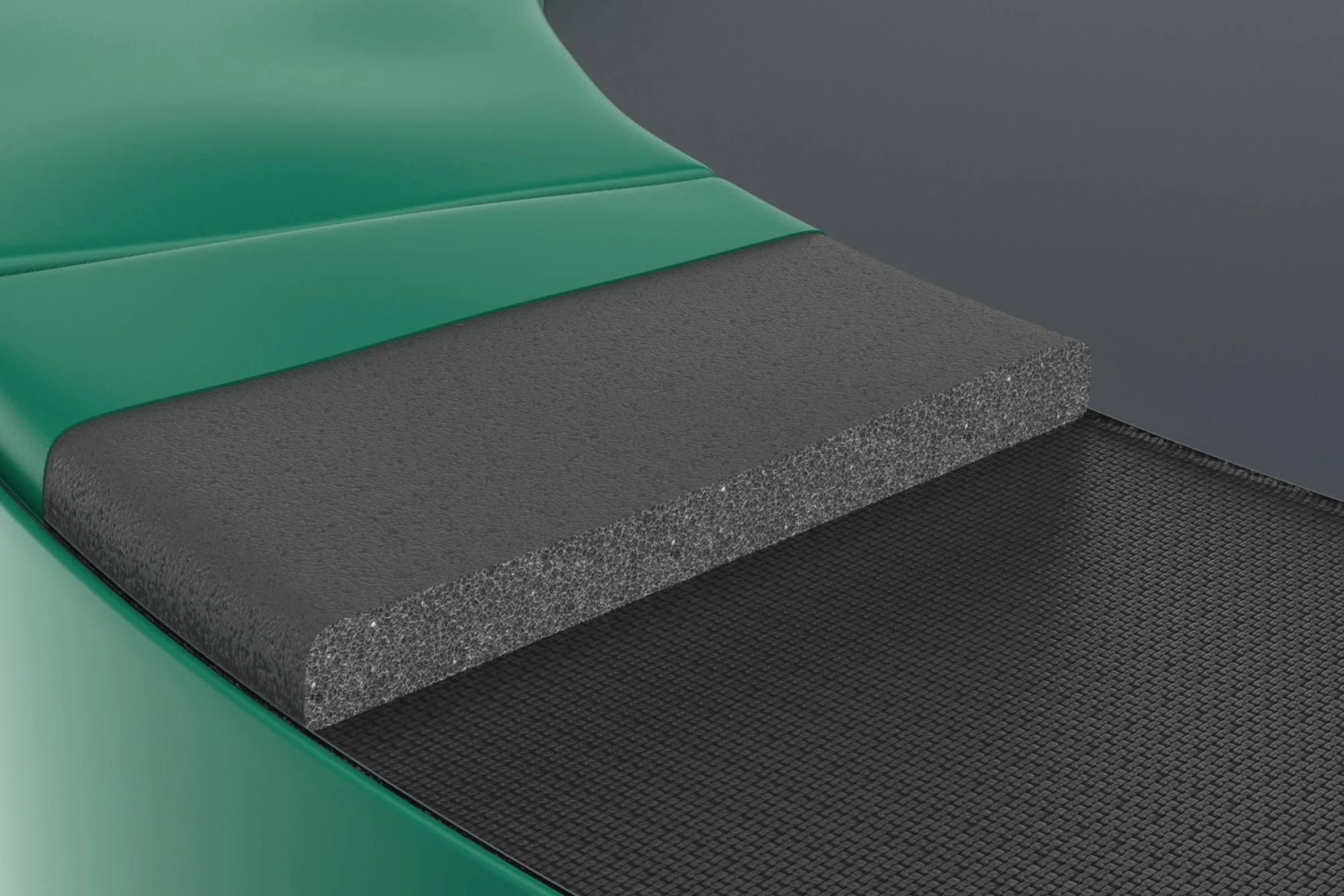 Akrobat Trampoline Flat-to-the-Ground 430 14ft Orbit Antraciet Zonder Veiligheidsnet 7 Akrobat Trampoline Flat-to-the-Ground 430 14ft Orbit Antraciet Zonder Veiligheidsnet - Afbeelding 5