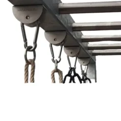 Apenbrug Metaal Gegalvaniseerd Basis Uitvoering -Aanbiedingen Buiten Plezier Winkel Apenbrug gegalvaniseerd metaal schommel klimtoestel speeltoestel 5