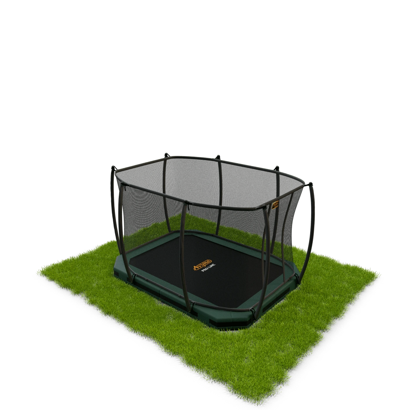 Avyna Pro-Line Trampoline Inground 213i 275×190cm Groen + Royal Class Net 3 Avyna Pro-Line Trampoline Inground 213i 275×190cm Groen + Royal Class Net