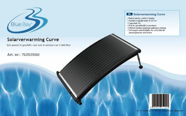 Solarpaneel Zwembadverwarming Solarverwarming Curved-Panel 4 Solarpaneel Zwembadverwarming Solarverwarming Curved-Panel - Afbeelding 2