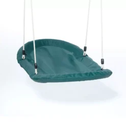 Bootschommel 120 X 70 Cm. Groen (beige-rope) Beige Gevlochten Touw