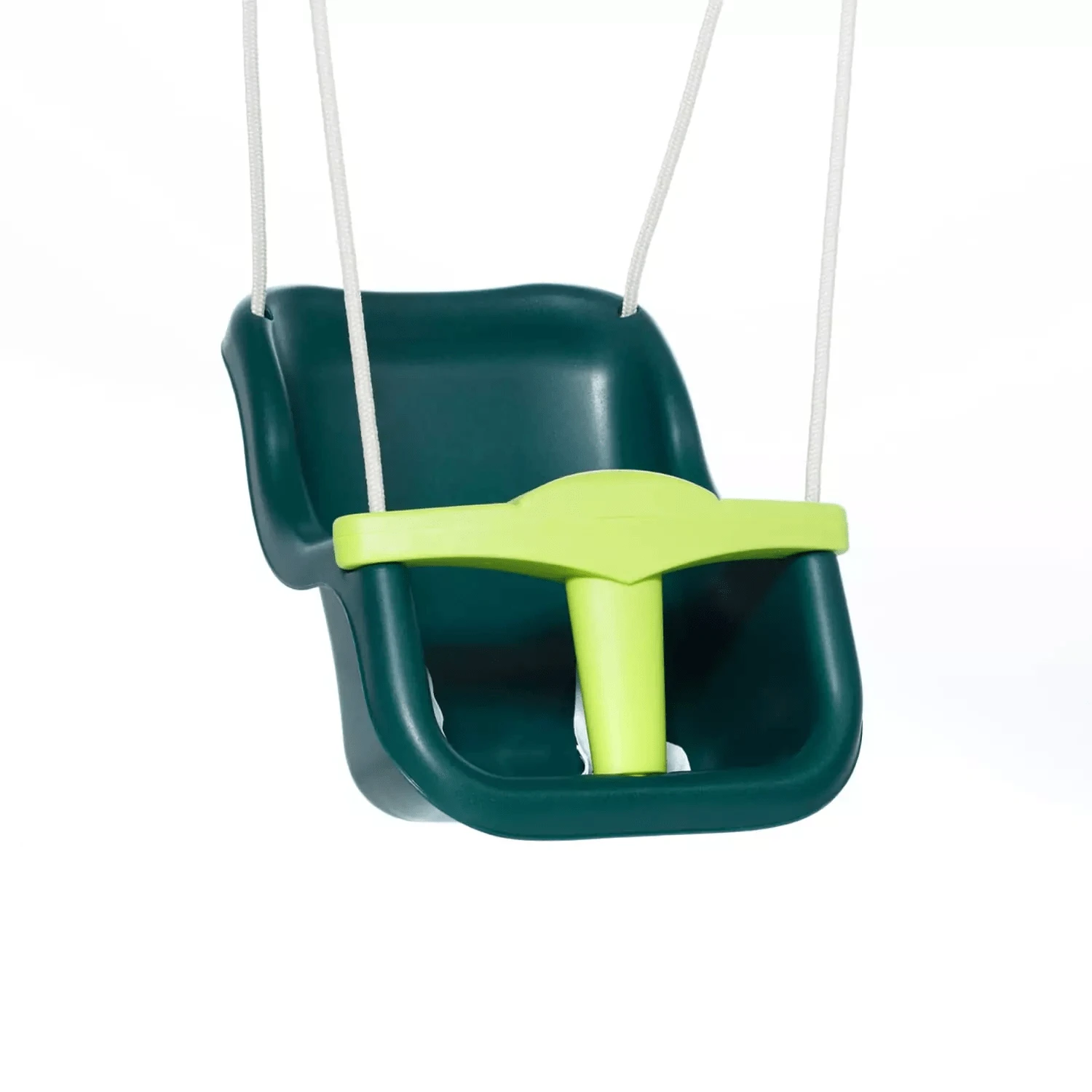 Babyschommel Peuterschommel De Luxe 2-delig (beige-rope) Groen-lime 3 Babyschommel Peuterschommel De Luxe 2-delig (beige-rope) Groen-lime