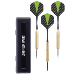Dartbord Longfield Flockboard 6-dartpijlen -Aanbiedingen Buiten Plezier Winkel Longfield Brass Darts dartpijlen 21gram set van 3 1