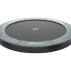 Akrobat Trampoline Flat-to-the-Ground 305 10ft Orbit Antraciet Zonder Veiligheidsnet