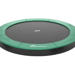 Akrobat Trampoline Flat-to-the-Ground 305 10ft Orbit Groen Zonder Veiligheidsnet