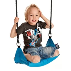 Schommelzitje Marshmallow Lime-Outdoor Small -Aanbiedingen Buiten Plezier Winkel PurpleFrog Marshmallow schommelzit River blue 1 2