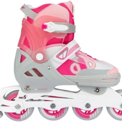 Verstelbare Inline Skates / Schaatsen Nijdam N14AC02 Combo Bold Berry 33-36 -Aanbiedingen Buiten Plezier Winkel Skeeler schaatsen combinatie nijdam N14AC02 6 1