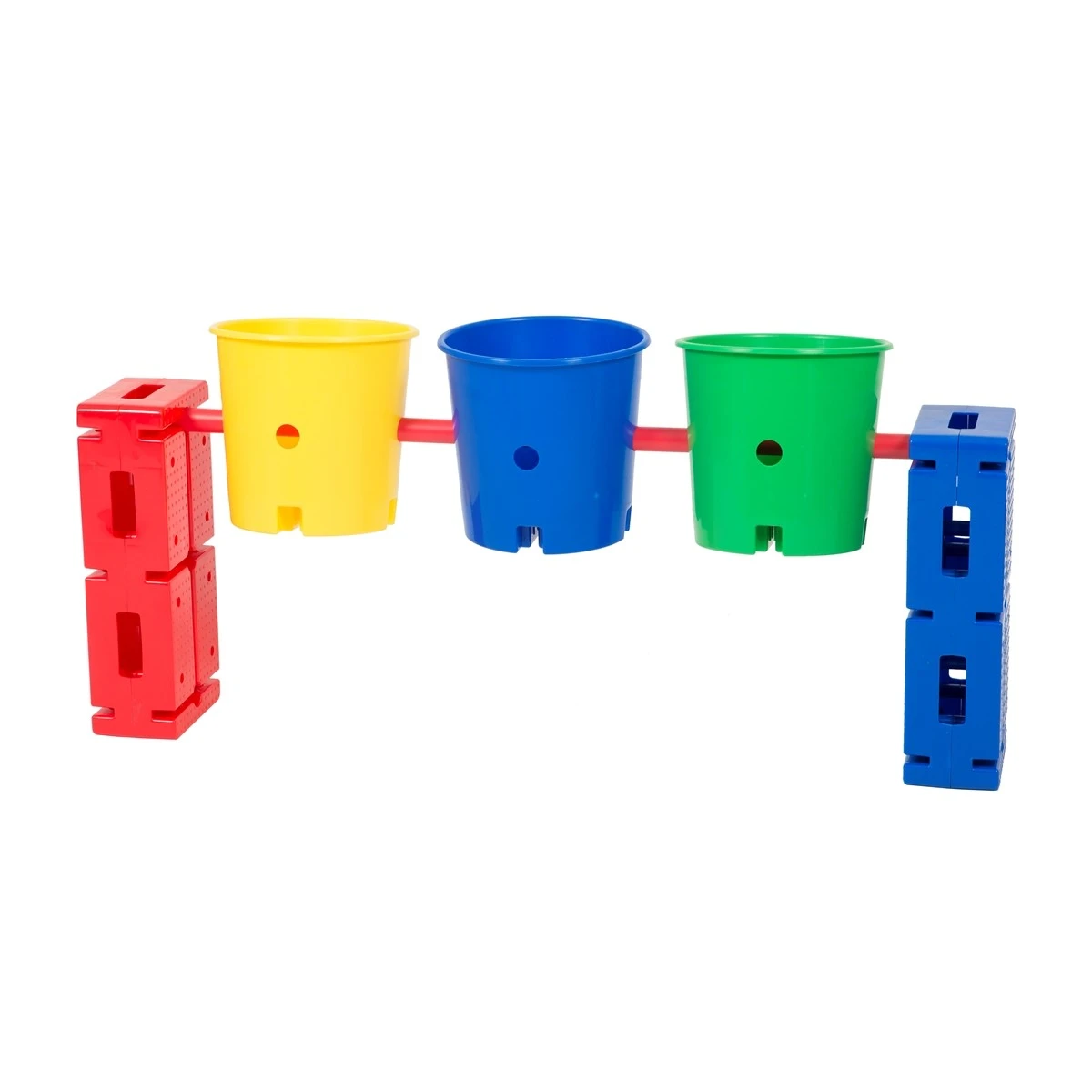 Multi Set Van 4 Multifunctionele Emmers Kunststof Basket 5 Multi Set Van 4 Multifunctionele Emmers Kunststof Basket - Afbeelding 3