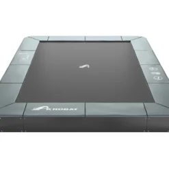 Akrobat Trampoline Flat-to-the-Ground 305×183 Orbit Antraciet Zonder Veiligheidsnet