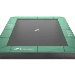 Akrobat Trampoline Flat-to-the-Ground 380×250 Orbit Groen, Zonder Veiligheidsnet -Aanbiedingen Buiten Plezier Winkel akrobat orbit trampoline flatground 380x250 groen 1 1