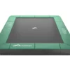 Akrobat Trampoline Flat-to-the-Ground 380×250 Orbit Groen, Zonder Veiligheidsnet