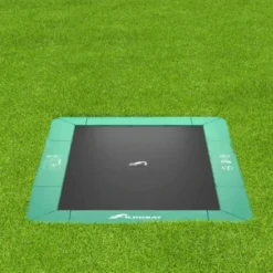 Akrobat Trampoline Flat-to-the-Ground 380×250 Orbit Antraciet Zonder Veiligheidsnet -Aanbiedingen Buiten Plezier Winkel akrobat orbit trampoline flatground 380x250 groen