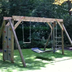 Apenbrugschommel Robuust 6 Haken -Aanbiedingen Buiten Plezier Winkel apenbrug schommel robuust 6hken klmmuur