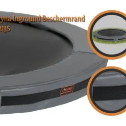 Avyna Pro-Line Trampoline Inground 430cm 14ft Grijs + Royal Class Net -Aanbiedingen Buiten Plezier Winkel avyna trampoline proline inground grijs 7