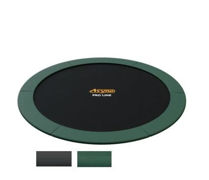 Avyna Pro-Line Trampoline FlatLevel Flatground ø 244 (8ft) Groen/grijs 3 Avyna Pro-Line Trampoline FlatLevel Flatground ø 244 (8ft) Groen/grijs