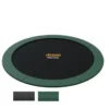 Avyna Pro-Line Trampoline FlatLevel Flatground ø 305 Cm (10ft) Groen/grijs In Kleur Groen