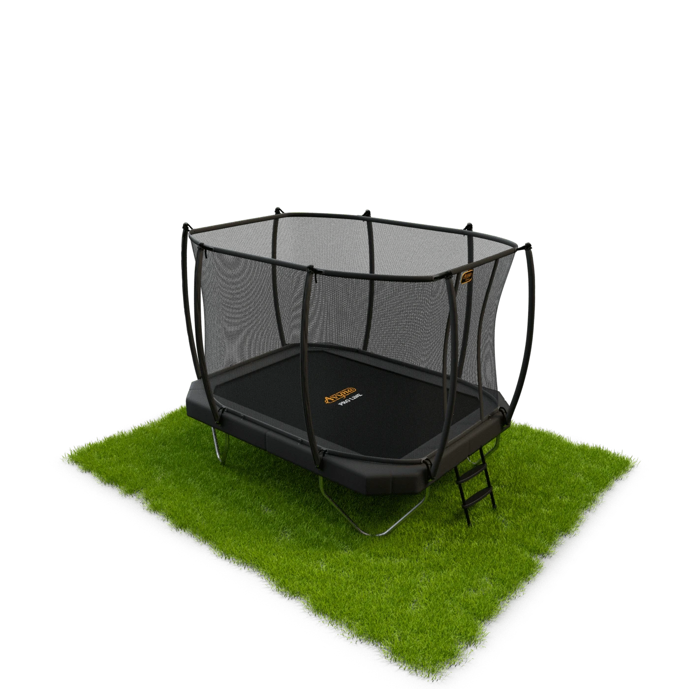 Avyna Pro-Line Trampoline 238 380x255cm Combi-BD Grijs Incl Veiligheidsnet + Ladder 3 Avyna Pro-Line Trampoline 238 380x255cm Combi-BD Grijs Incl Veiligheidsnet + Ladder