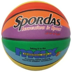 Basketbal Bal Spordas Max Spinner Mt. 5 Multi Color