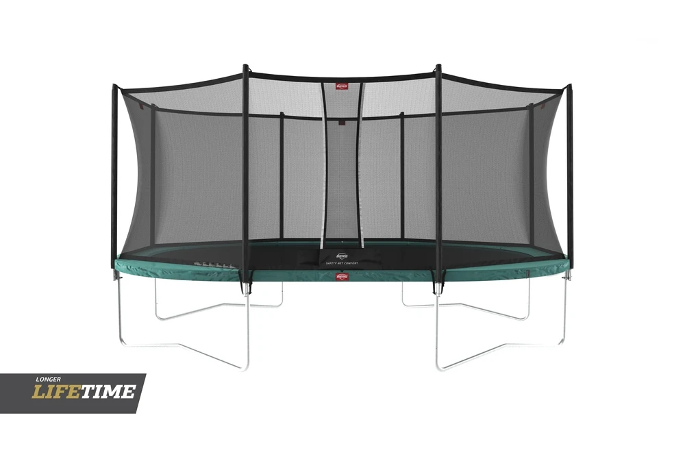BERG Trampoline Regular Grand Favorit 520 Green + SafetyNet Comfort 4 BERG Trampoline Regular Grand Favorit 520 Green + SafetyNet Comfort - Afbeelding 2