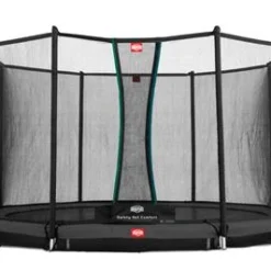 BERG Trampoline Inground Favorit 380 Grey + Safety Net Comfort