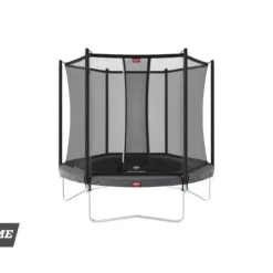 BERG Trampoline Regular Favorit 200 Grey + Safety Net Comfort