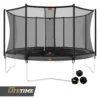 BERG Trampoline Regular Favorit 430 Grey Levels + Safety Net Comfort -Aanbiedingen Buiten Plezier Winkel berg favorit regular 43 grey levels