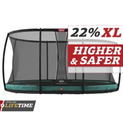 BERG Trampoline Inground Grand Champion 520 Green +SafetyNet DLX XL -Aanbiedingen Buiten Plezier Winkel berg grand champion inground 520 x 345 cm groen safetynet dlx xl 1