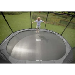 BERG Trampoline Regular Grand Champion 520 Grey + Safety Net DLX XL -Aanbiedingen Buiten Plezier Winkel berg inground grand champion safety net deluxe trampoline 1 1 2