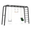 BERG PlayBase Large Met Duikelrek En Ladder (Peuterschommel, Rubber Schommelzitje En Trapeze) -Aanbiedingen Buiten Plezier Winkel berg playbase large tt speeltoestel met rekstok ladder babyzitje rubberen schommel en trapeze