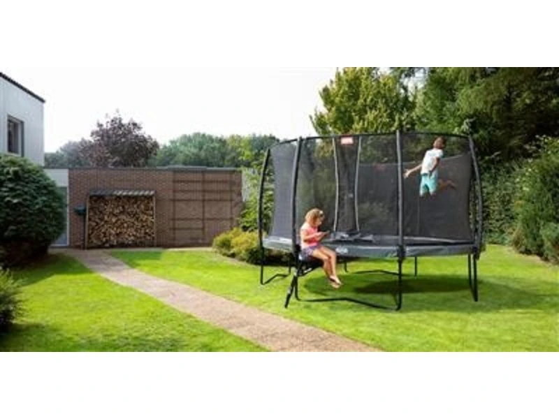 BERG Trampoline Regular Elite 430 Grey + Safety Net DLX XL 10 BERG Trampoline Regular Elite 430 Grey + Safety Net DLX XL - Afbeelding 8
