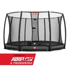 BERG Trampoline Inground Champion 380 Grey +SafetyNet Deluxe