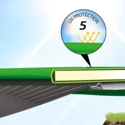 BERG Trampoline Inground Champion 430 Green + Safety Net Deluxe -Aanbiedingen Buiten Plezier Winkel berg trampoline champion inground model 2018 met airflow padding 3 27