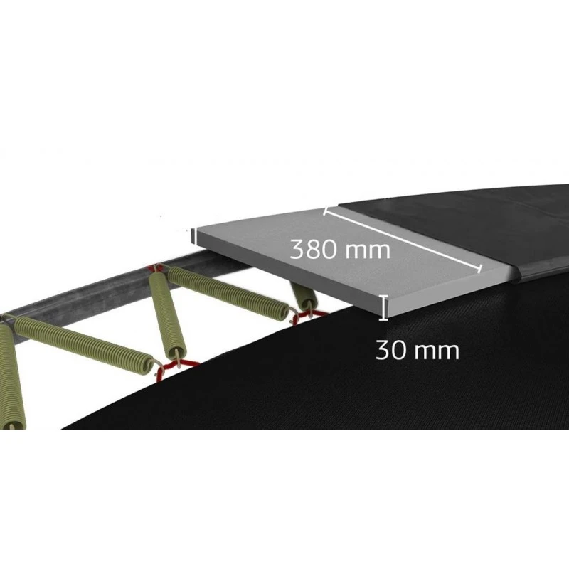 BERG Trampoline Inground Champion 430 Green + Safety Net Comfort 6 BERG Trampoline Inground Champion 430 Green + Safety Net Comfort - Afbeelding 4