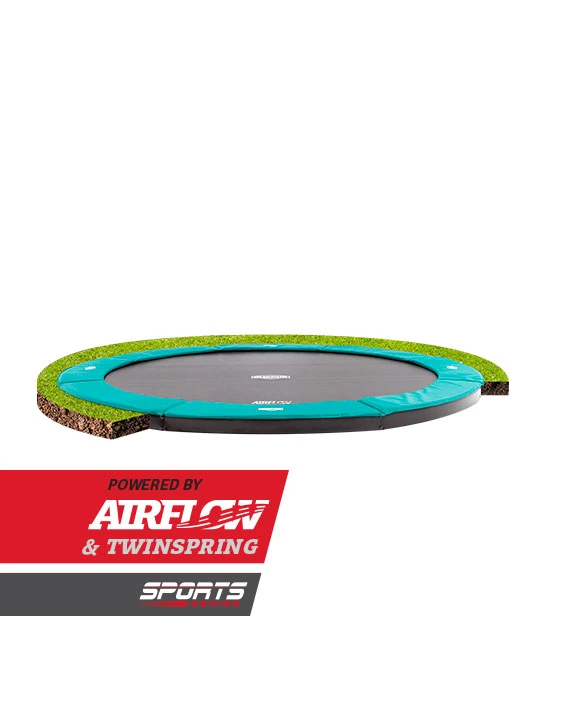 BERG Trampoline Flatground Champion 380 Black SPORTS 4 BERG Trampoline Flatground Champion 380 Black SPORTS - Afbeelding 2