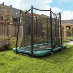 BERG Trampoline Inground Ultim Favorit 280 Green + SafetyNet Comfort -Aanbiedingen Buiten Plezier Winkel berg ultim favorit 280 green safety net comfort 1 1