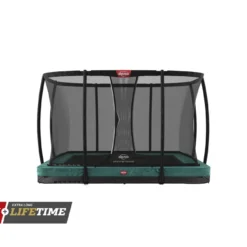 BERG Trampoline Inground Ultim Champion 330 Grey + Safety Net Deluxe -Aanbiedingen Buiten Plezier Winkel berg ultim inground 330 green safety net deluxe 1