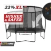 BERG Trampoline Regular Champion 430 Grey Levels + Safety Net DLX XL -Aanbiedingen Buiten Plezier Winkel berg champion 430 grey levels safety net dlx xl