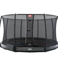 BERG Trampoline Inground Elite 430 Grey Levels + Safety Net Deluxe