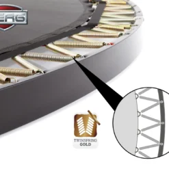 BERG Trampoline Flatground Elite Grey 330 SPORTS Airflo-Pro -Aanbiedingen Buiten Plezier Winkel berg flatground champion twinspring gold scaled 1