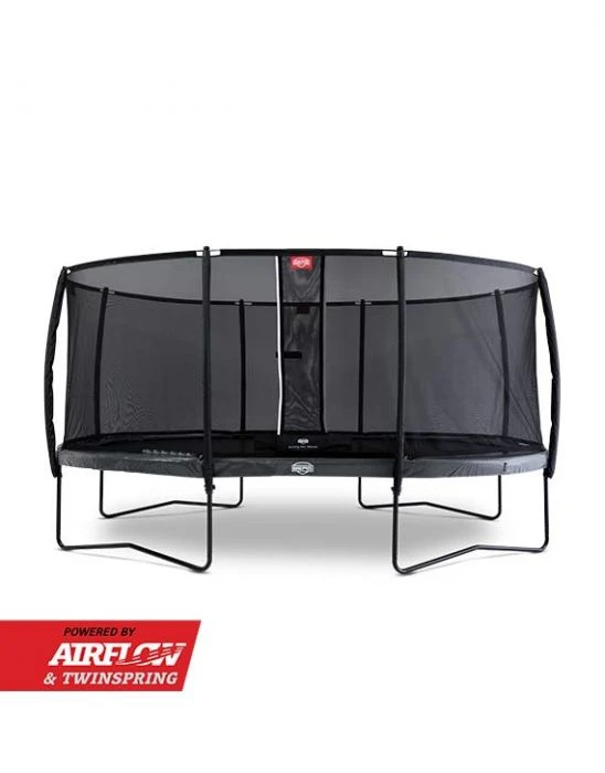 BERG Trampoline Regular Grand Elite 520 Grey + Safety Net Deluxe 4 BERG Trampoline Regular Grand Elite 520 Grey + Safety Net Deluxe - Afbeelding 2