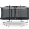 BERG Trampoline Regular Grand Favorit 520 Grey + SafetyNet Comfort -Aanbiedingen Buiten Plezier Winkel berg grand favorit grey safety net comfort