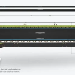 BERG Trampoline Flatground Ultim Elite 500×300 Grey Sports -Aanbiedingen Buiten Plezier Winkel berg ultim elite flatground 500 black trampoline 1 1