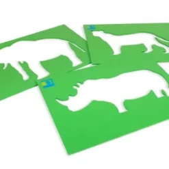 BS Stoepkrijt + Dieren Sjablonen -Aanbiedingen Buiten Plezier Winkel buitenspeel animal template sjablonen