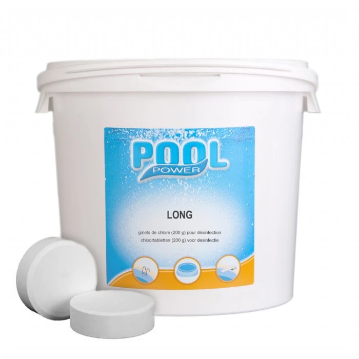 ZwembadChloor Chloortabletten Pool Power Long 5 Kg Chloor 90 Organisch 3 ZwembadChloor Chloortabletten Pool Power Long 5 Kg Chloor 90 Organisch