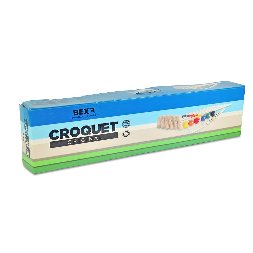 BEX Croquet Original 6 Spelers Rubberhout 3 BEX Croquet Original 6 Spelers Rubberhout