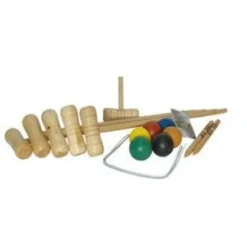 Croquet Family; 6 Spelers Berkenhout -Aanbiedingen Buiten Plezier Winkel croquetset family bex